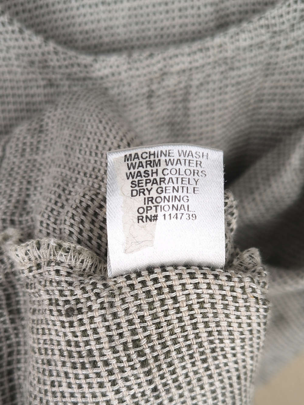 FLAX Natural Beige Linen Pocket Tank Top - Picture 7 of 7